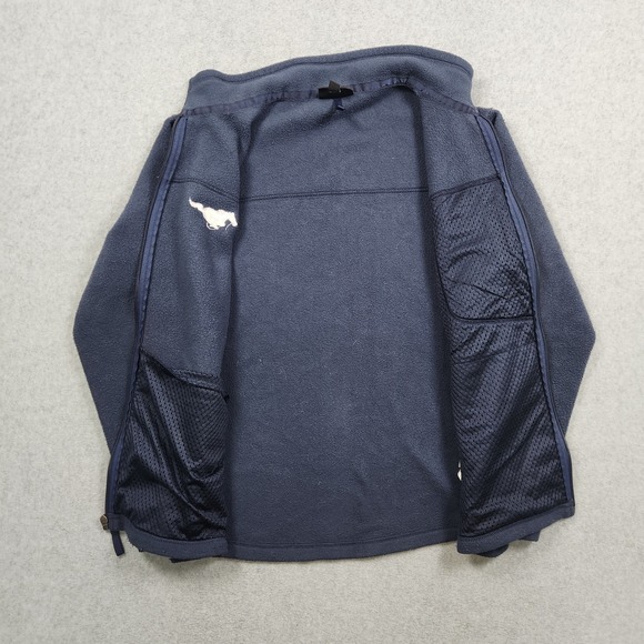 Patagonia‎ Synchilla Men's Medium Blue Full Zip Fleece Jacket Camping Hiking Ski - Picture 3 of 14